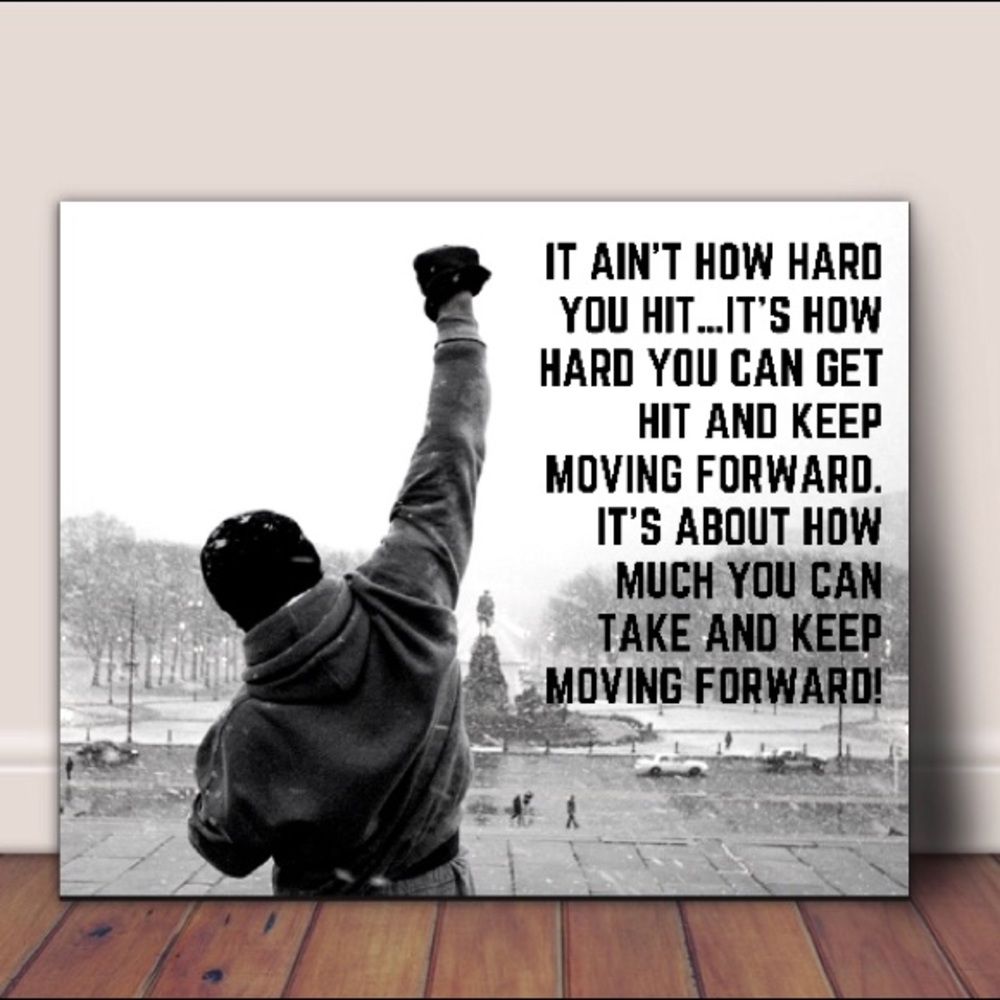Rocky balboa canvas 16x20 wall art decor